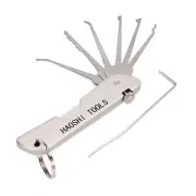DANIU Foldable Door Lock Opener Locksmith Tool Lock Pick Set