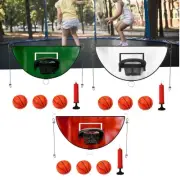 Mini Trampoline Basketball Hoop Basketball Stand Waterproof Sturdy for Kids and