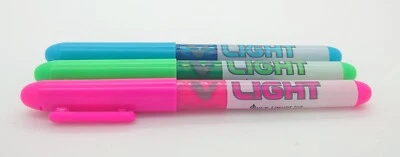 Pilot Highlighter V Light Liquid Ink Chisel Tip, Pink, Green and Blue