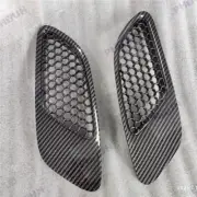 For BMW E90 E91 E92 E93 pair of Bonnet Vent Hood Carbon Fiber Color M3 Type