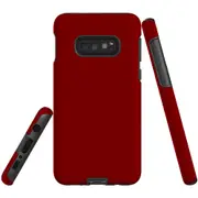 For Samsung Galaxy S10e Case, Shielding Back Cover,Maroon Red
