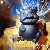 在飛比找蝦皮購物優惠-[OS05]精雕版 天然黑曜石動物軍團 B2 豬 萌寵 避邪