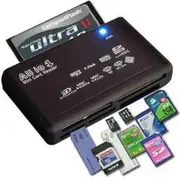 All In One 1 Memory Card Reader Usb External Sd Sdhc Mini Micro M2 Mmc Xd Cf Ms
