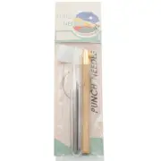 Wooden Handle Poke Needle Embroidery Pen Wire Guide Sewing Weaving Tools