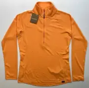Women's PATAGONIA Capilene Midweight Zip-Neck Baselayer Top #44457 VIVID APRICOT