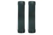 Trigram Lock-on Bike Grips Kraton Rubber 130mm with 2 side lock rings Black