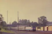 Amtrak 910 train Leaman Place Pennsylvania Train Railroad Old Photo