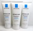LA ROCHE-POSAY EFFACLAR MEDICATED GEL CLEANSER 3.4 OZ LOT OF 3