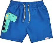 [Sterntaler] Baby Boys' Swimming Shorts Dino Swimming Trunks, Royal