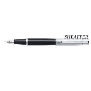 【Penworld】SHEAFFER西華 300系列黑桿銀套鋼筆 F尖 9314