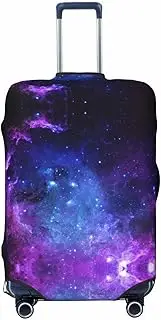 [CADREWY] galaxy. Print Travel Suitcase Cover Luggage Protector with Elastic Anti Scratch for Carry On, Black, X-Large