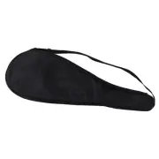 (Black)Squash Racquet Cover Bag Padded Racket Carrying Bag MU
