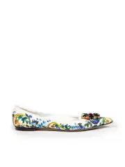 Crystal Embellished Printed Flats