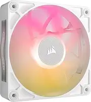 CORSAIR iCUE Link RX120 MAX RGB 120mm PWM Thick Fan – High-Static Pressure – Magnetic Dome Bearing – Single Fan – White