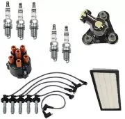 For Volvo 850 93-97 Ignition Tune up Kit w/ NGK Iridium Spark Plugs Cap Rotor (for: Volvo)