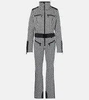 [Goldbergh] Goldbergh Starstruck houndstooth snowsuit UK 14 black