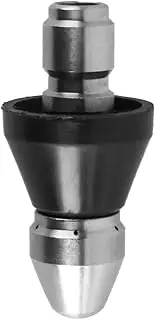 Sewer Cleaning Nozzle, Drain Jet Nozzle, Pressure Washer Jetter Nozzle with 8 Reverse Holes and 1 Forward Hole for Cleaning Sewer Drains, Industrial Pipes and Hoses