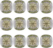 12 PCS Basketball Championship Rings Basketball Ring Trophy Award Winner MVP Collectible Gift Champion Ring