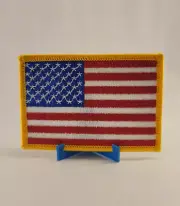 USA Flag Iron-On Patch