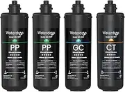 Waterdrop TSA 3-Stage Replacement Water Filter, , Replacement for Waterdrop TSA & TSB 3-Stage Under Sink Water Filtration System, 2PP+GC+CT