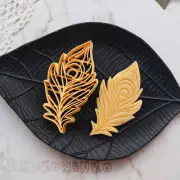 Peacock Peafowl One Feather Wild Animal Flying Birb Bird Cookie Cookie Cutter