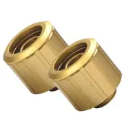 Bitspower Artemis Fitting CC3 For ID 3/8" OD 5/8" Tube, Stardust Gold, 2pk