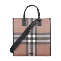 在飛比找momo購物網優惠-【BURBERRY 巴寶莉】BURBERRY 黑字LOGO格