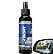 Car Windshield Spray, Glass Water Repellents, Anti Fog Quick Drying Formula Solution, Auto Window Cleaner Ideal for Cars, Mirrors, Goggles, and Home Glass, 1.54x6.38 Inches