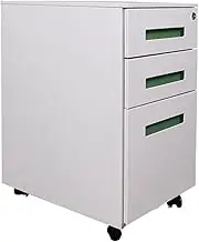 steel mobile filing cabinet for home office under desk drawer cabinet with table side small movable office cabinet with keys