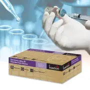 Box/100 Bastion Premium Latex White Powder Free Gloves, Micro Textured - X Large