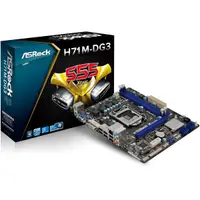 在飛比找蝦皮購物優惠-電腦主機板 華擎 ASROCK H71M-DG3