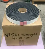 NEW Single side glazing tape Model V1510 1/4 x 1-1/2 x 35' one case of 8 rolls