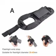 Adjustable Nylon Scuba Diving Flashlight Glove Holder for Underwater Photography