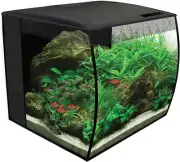 Flex 9 Aquarium Kit - Fish Tank for Fish & Plants - Comes with LED Lights, Filtr