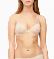NWT CALVIN KLEIN Sz 34A Perfectly Fit Flex Lightly Lined Demi T-Shirt Bra QF9005
