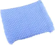 Totority Newborn Cotton Blanket Light Blue Knitted Photography Prop for Large Pineapple Design Soft and Safe for Skin for Home Professional Use