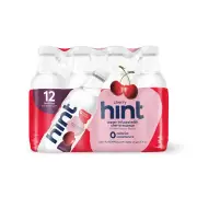 Hint Water Cherry, Pure Water Infused with Cherry, Zero Sugar, Zero Calories, Ze