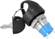 ASAKKURA Motorcycle Ignition Switch Key Power Lock ATV Ignition Cylinder Replacement Lock Cylinder Easy Install Switch