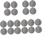 BESPORTBLE 20 Pcs Gas Stove Switch Gas Furnace Knobs Kitchen Stove Universal Stove Knob Household Stove Knobs Gas Stove Supplies Universal Gas Knobs Stove Control Knob Kitchen Gas Stove Abs