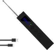 Camera Detector with 5 Levels Sensitivity Portable Wireless Camera Finder for GPS Locator Tracker Listening Devices for Hotel Home Office Travel(Black)