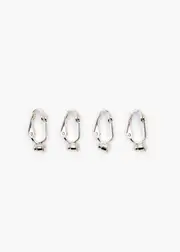 [Taking Shape] Taking Shape Clip On Earring Converters in Silver - Women's Accessories Silver