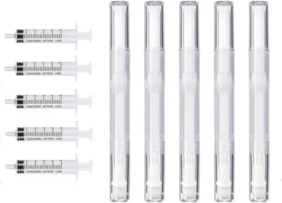 5 pcs Fillable Touch Up Paint Pen Brush Touch Up Paint Pens,for Store House Wall