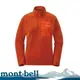 【Mont-Bell 日本 女 CP100 PULLOVER 刷毛上衣《磚橘》】1106594/保暖上衣/防寒/快乾