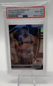 2020 PSA 10 James Wiseman Silver DP Prizm RC #2 Warriors RC Gem Mint