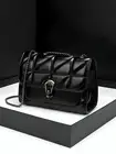 Luxury Retro Quilted PU Leather Shoulder Bag Women Crossbody Chain Handbag