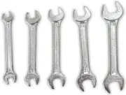 5 Piece Set of Double Open Ended Spanner Wrenches with Storage Case - TP-02025-8