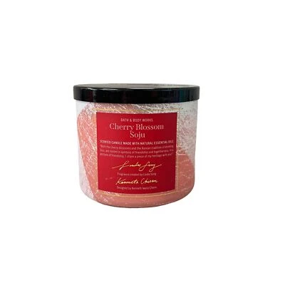 Bath & Body Works Cherry Blossom Soju Scented 3-Wick Candle 14.5 oz