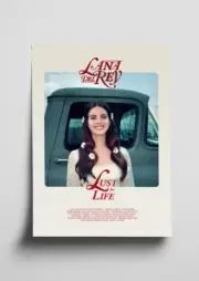 Lana Del Rey 'Lust For Life' Poster - Album Cover Poster