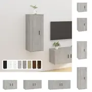 1/2x Wall Mounted TV Cabinets Entertainment Unit Multi Colours/Sizes vidaXL