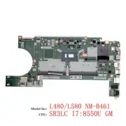 02DC000 For Lenovo ThinkPad L480 L580 NM-B461 Laptop Motherboard i7-8550U OEM
